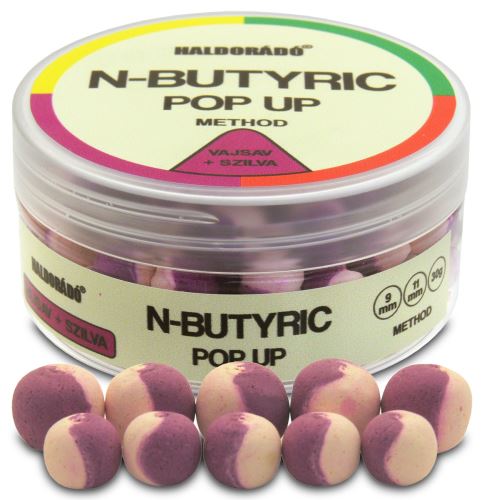 Haldorádó Pop-Up N-Butyric Method 30g 9+11mm
