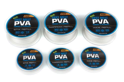 FOX PVA pančucha Refill Slow Melt 35mm Wide 5m