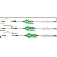 MADCAT Nadväzec Screaming Profi River Rig "Worm & Squid" (2)