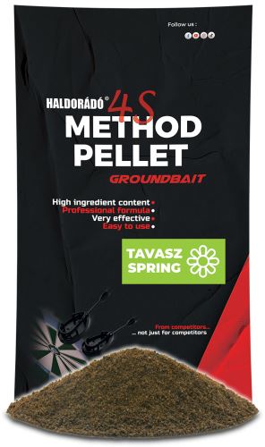 Haldoradó Vnadiaca zmes 4S Method Pellet Groundbait 400g