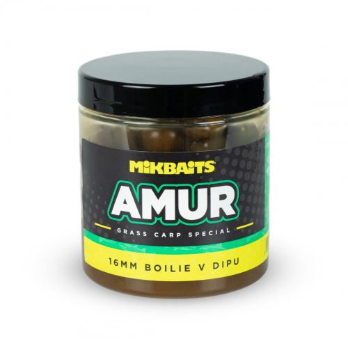 Mikbaits Boilies v dipe Amur 250ml 16mm