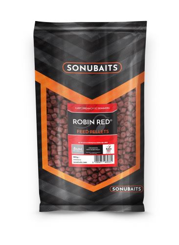 Sonubaits Pelety Feed Pellets Robin Red 900g 8mm (With Holes)