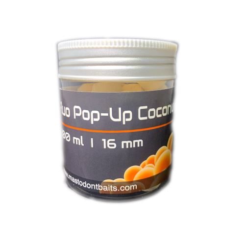 Mastodont Baits Fluo Pop-Up Coconut 200ml 16mm