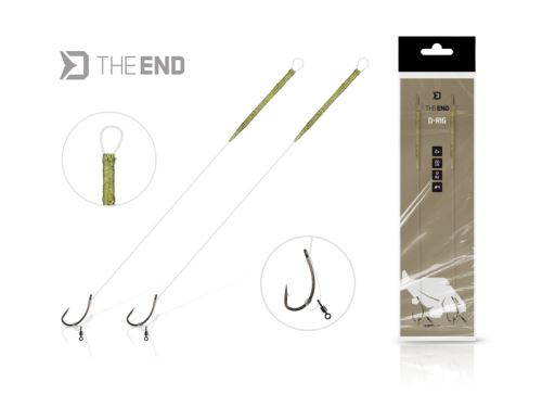 Delphin Návazec TheEND D-Rig 20cm 2ks
