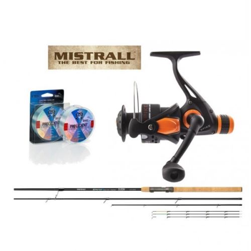 Mistrall Feederový set Stratus Method Feeder + vlasec ZADARMO