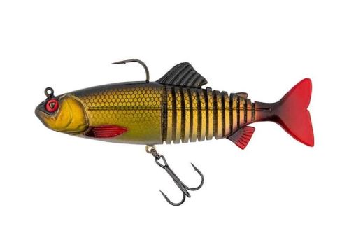 FOX Rage Gumová nástraha Replicant Jointed 15cm 60g Golden Prey