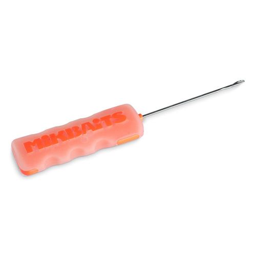 Mikbaits Boilie ihla Hard GLOW Oranžová so zobáčikom