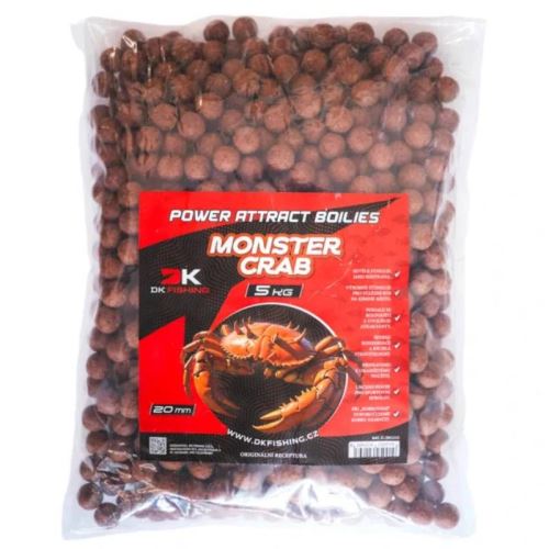 DK Fishing Boilies Power Attract Monster Crab 5kg 20mm