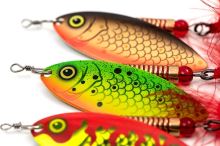 FOX Rage Trblietka Spinner UV Hot Perch Veľkosť 6 26g (5)