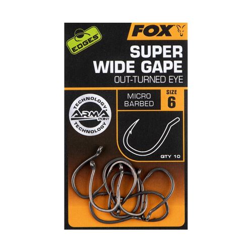 FOX Háčik Edges Armapoint Super Wide Gape (Out-Turned Eye)