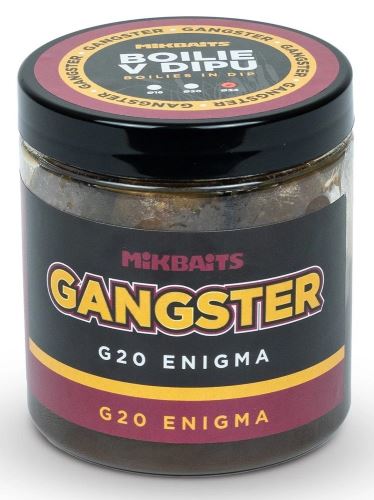 Mikbaits Boilies v dipu Gangster G20 Enigma 250ml