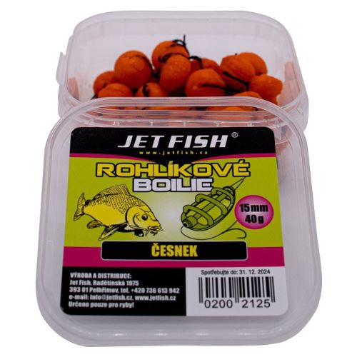 Jet Fish Boilies rožkové 40g Cesnak