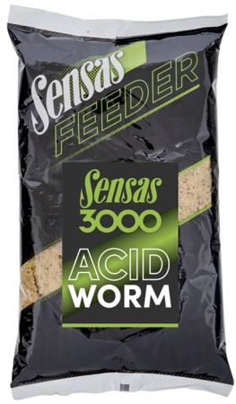 Sensas Vnadící směs 3000 Feeder Acid Worm (Amino žížala) 1kg