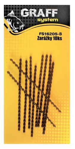 Graff Zarážky 10ks Čierna