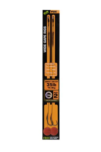 FOX Nadväzec Wide Gape Rig Camotex Semi Stiff