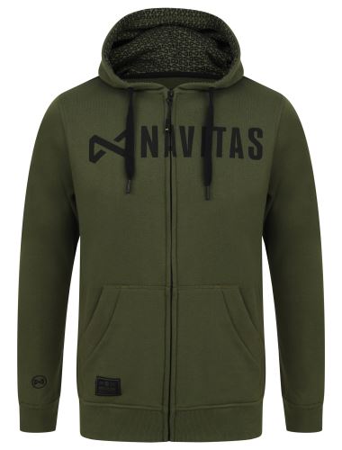 Navitas Mikina CORE Zip Hoody Green