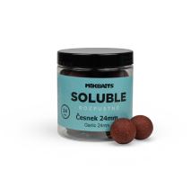Mikbaits Rozpustné boilies Česnek 250ml 24mm