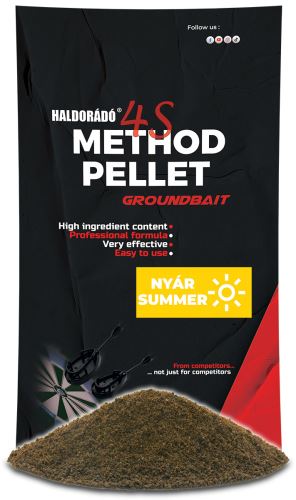 Haldoradó Vnadiaca zmes 4S Method Pellet Groundbait 400g