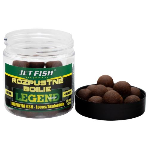 Jet Fish Rozpustné boilie Legend Bioenzym Fish + Losos/Asafoetida 250ml 20mm