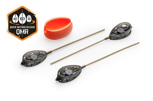 Mivardi Sada kŕmidiel Method Feeder set QMR Flat Long L (30g + 40g + 50g + mould)