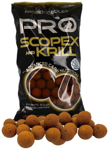 Starbaits Boilies Pro Scopex Krill 800g 20mm