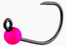 Westin Háčik Softlure Single Hook w.Tungsten Veľkosť 8 0,4g UV Pink 5ks