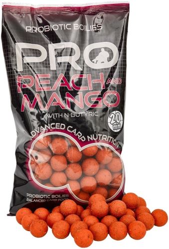 Starbaits Boilies Pro Peach & Mango 800g 24mm