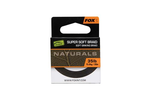 FOX Šnúrka Naturals Soft Braid Hooklength 20m