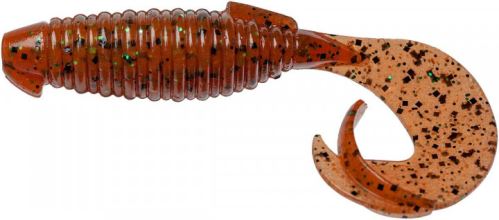 Keitech Gumová nástraha Flapper Grub 4" 10,2cm 6,5g Orange Pepper 7ks