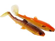 Westin Gumová nástraha BullTeez Shadtail 12,5cm 16g Bass Orange 2ks (2)