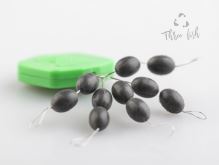 Zfish Korálik Tungsten Oval Beads 10ks (1)