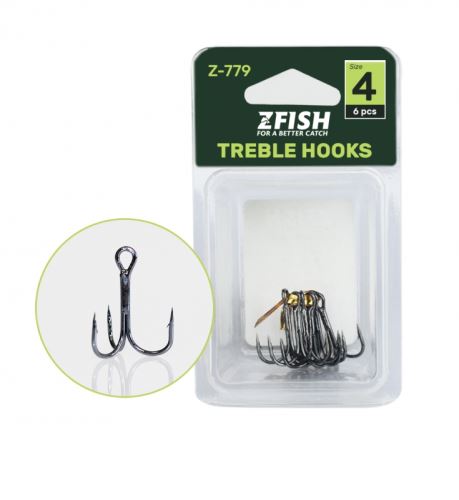 Zfish Trojháčik Treble Hooks Z-779