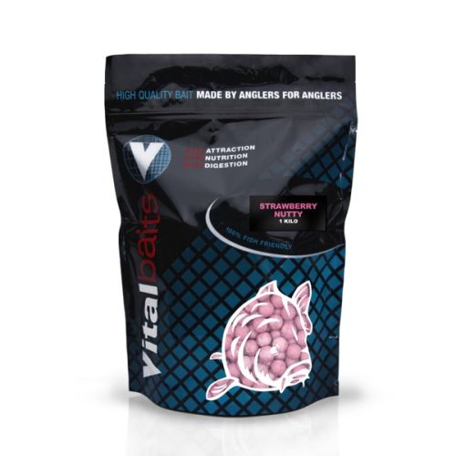 Vitalbaits Boilies Strawberry Nutty 1kg