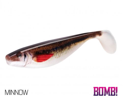 Delphin Gumová nástraha BOMB! Hypno 17cm 3D Minnow 2ks