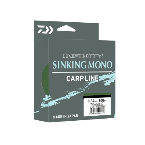 Daiwa Vlasec Infinity Sinking Mono Olive 500m