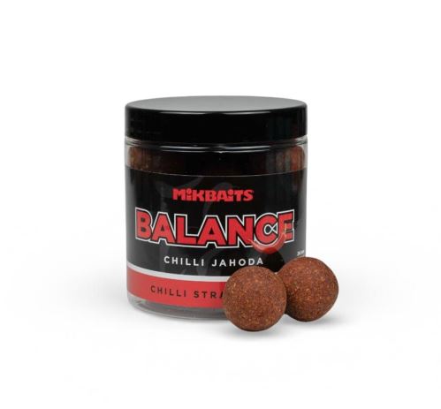 Mikbaits Boilies Chilli Chips Balance Chilli Jahoda 250ml