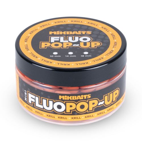 Mikbaits Mini Plávajúce fluo boilies 100ml 10mm