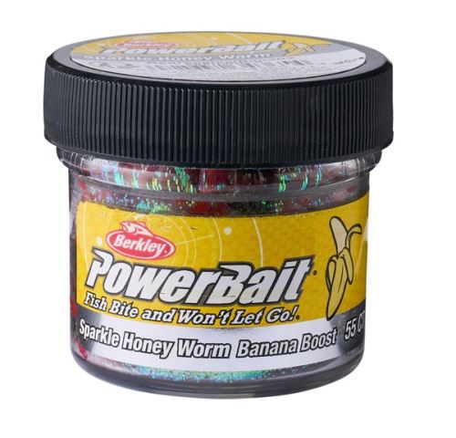 Berkley Gumová nástraha Powerbait Power Honey Worm 2,5cm Red/Scales