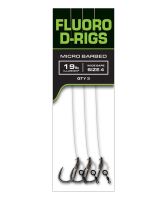 FOX Návazec Carp Ready Rigs Fluoro D-Rig Velikost 4 3ks