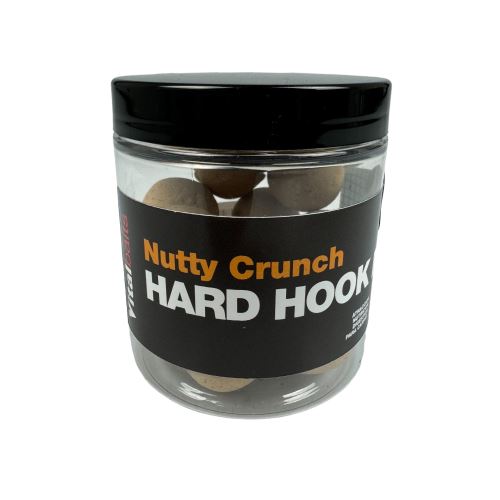 Vitalbaits Boilies Hard Hook Bait Nutty Crunch White 100g