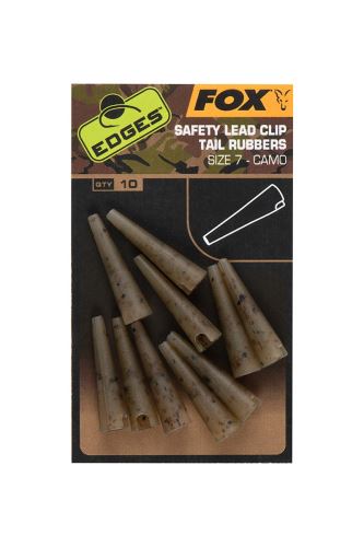 FOX Záveska Edges Camo Size 7 Lead Clip Tail Rubbers 10ks