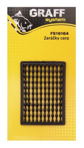 Graff Zarážky Carp plastové Čierne