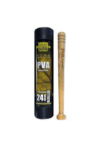 PVA Organic PVA pančucha na tubuse s dreveným vtláčadlom 7m 24mm