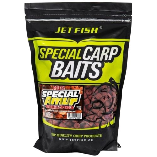 Jet Fish Special Amur Pelety Mirabelle/Špendlík1kg 12mm