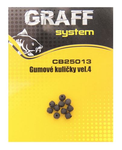 Graff Gumové guličky Veľkosť 4 10ks