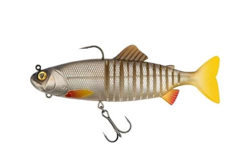 FOX Rage Gumová nástraha Replicant Jointed 15cm 60g Silver Ghost