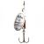 Effzett Trblietka Standard Spinner 3g Veľkosť 1 Reflex Silver Effzett Trblietka Standard Spinner 3g Veľkosť 1 Reflex Silver