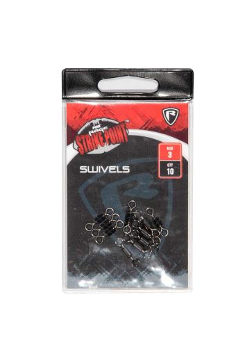FOX Rage Obratlík Strike Point Swivel Veľkosť 3 10ks
