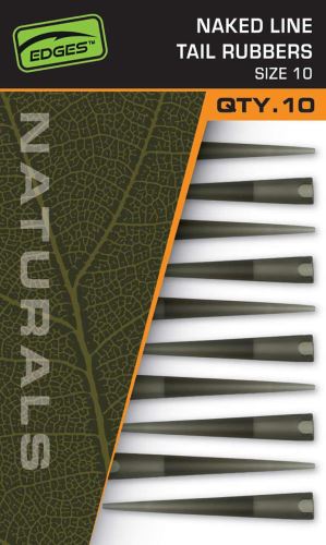 FOX Prevlek Naturals Naked Line Tail Rubbers Veľkosť 10 10ks