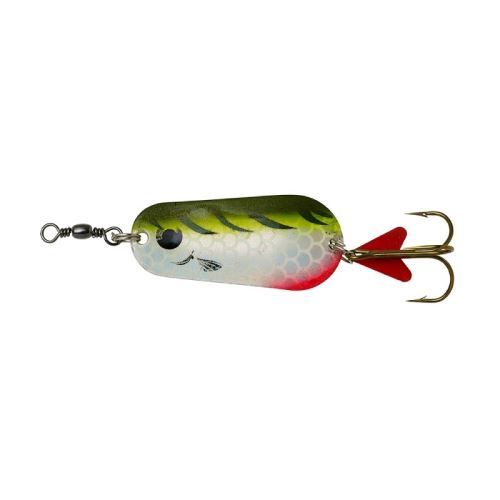 Effzett Trblietka Standard Spoon 4,5cm 16g Olive/Chartreuse Tiger UV